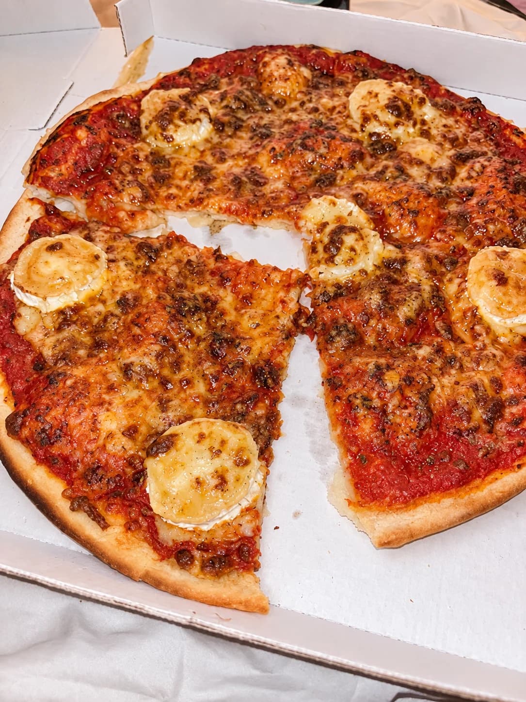 Pizza au chèvre